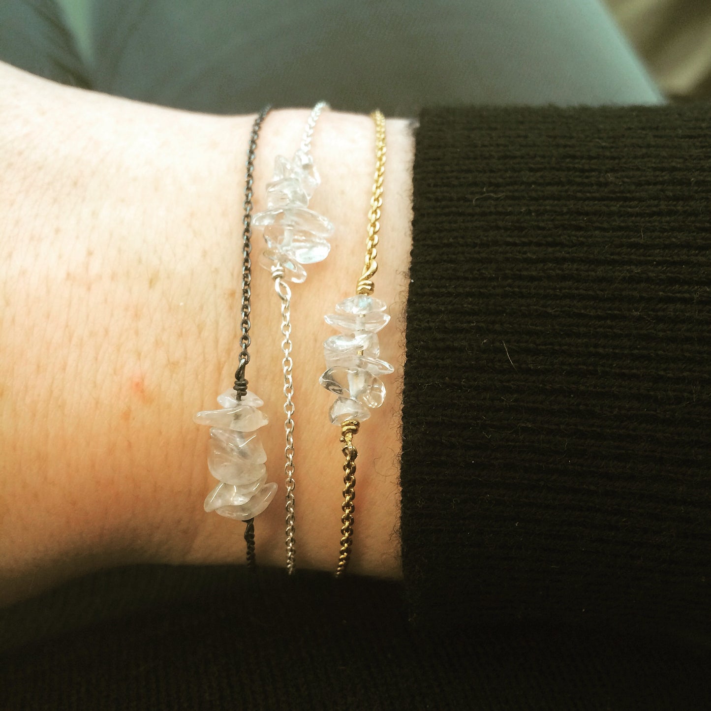 Rosenquarz Armband