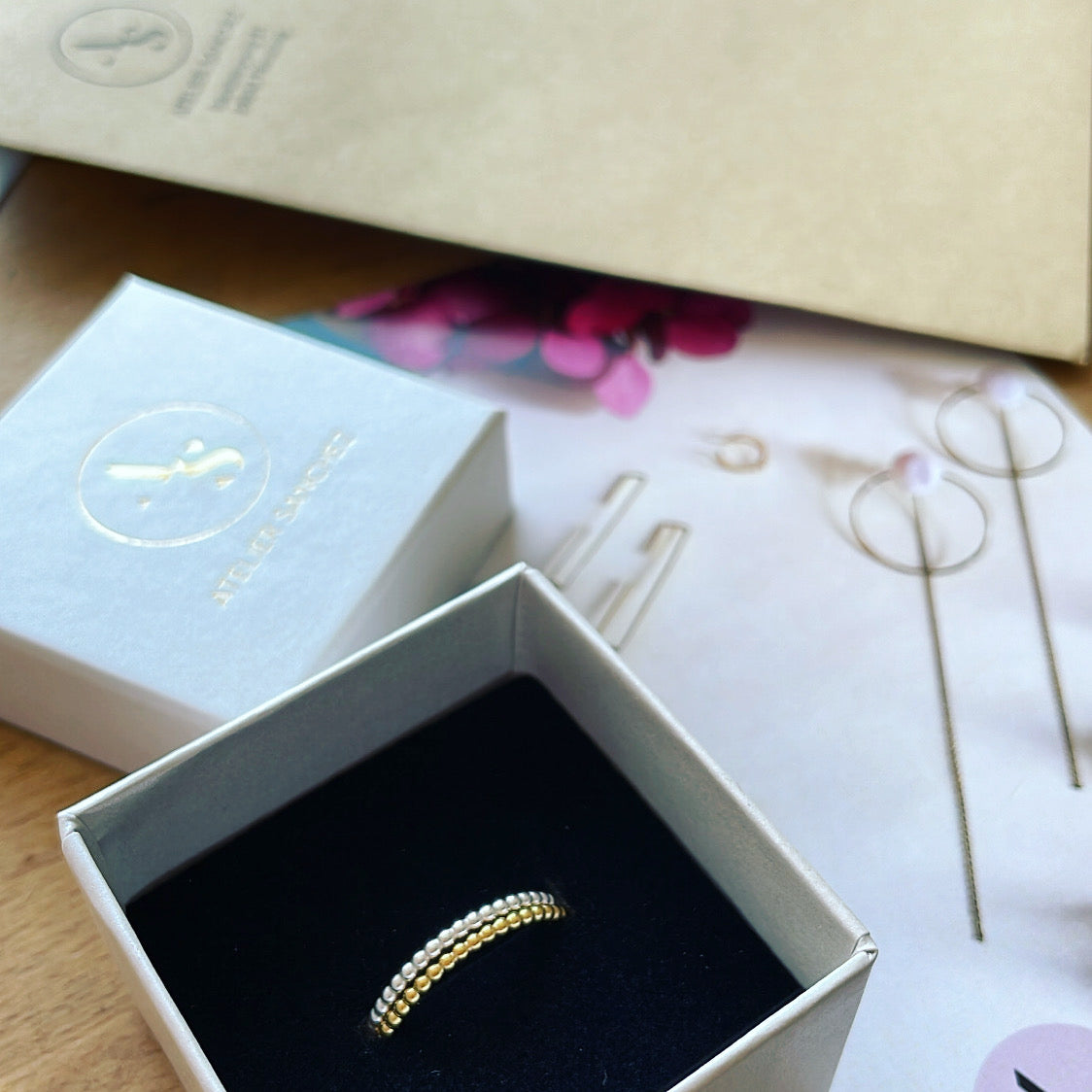 Ringe kombiniert silber gold