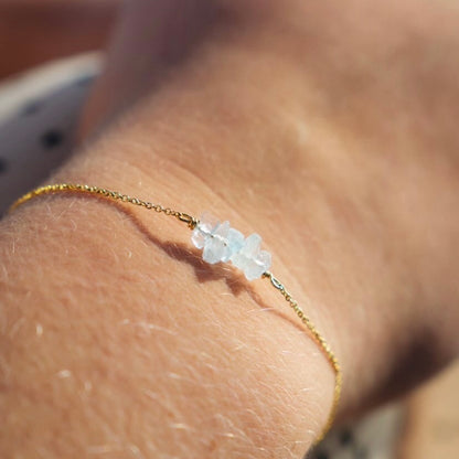 Aquamarin Armband Detail