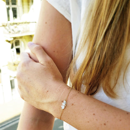 Aquamarin Armband
