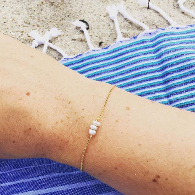 Armband gold Strand Sommer