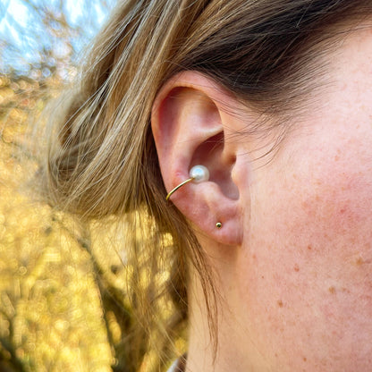 Ear Cuff Perle gold