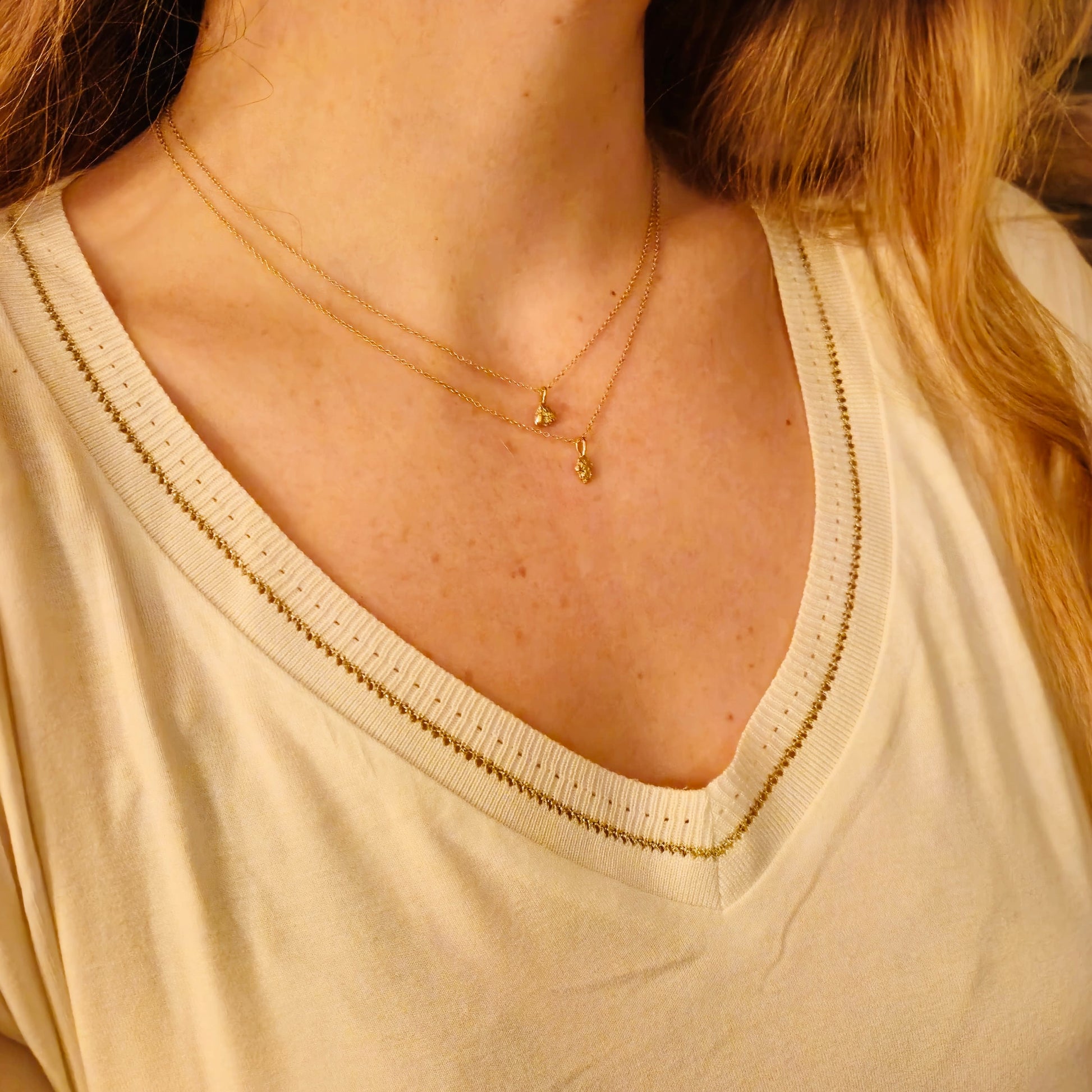 Gold Anhaenger Kette