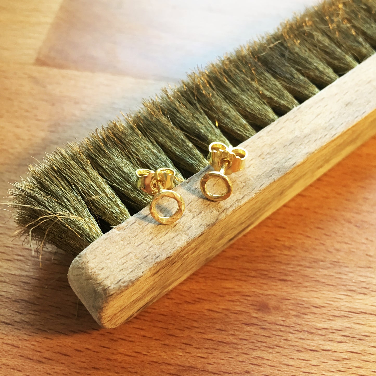 Kreis Ohrstecker gold