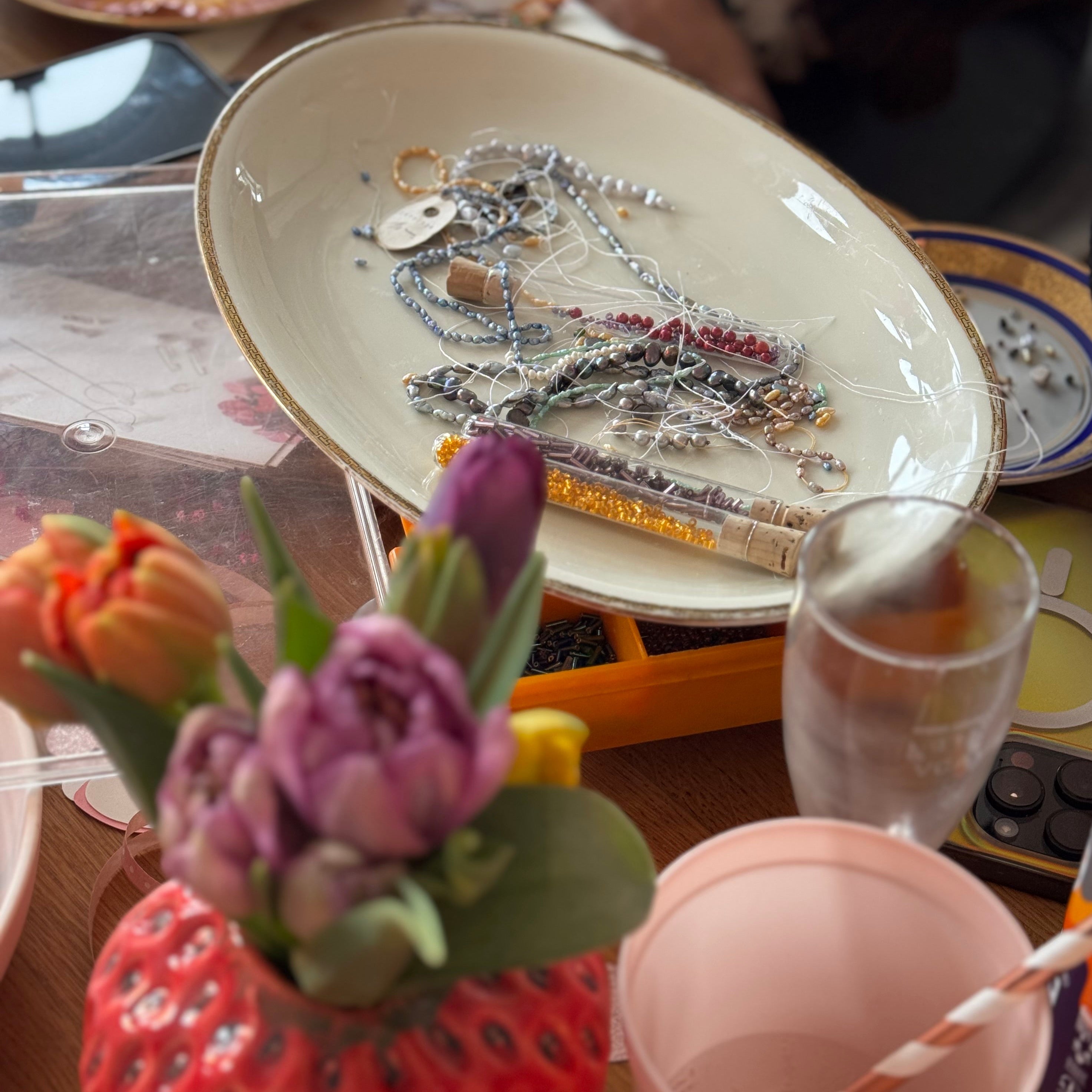 Schmuck-Workshop-Perlen
