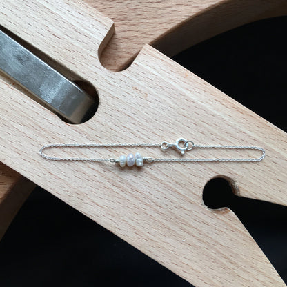 Silber Armband Perlen
