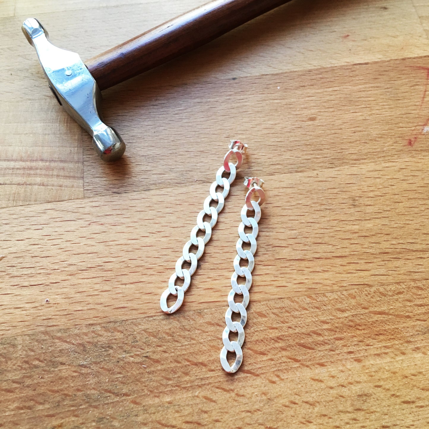Statement Ohrringe Silber